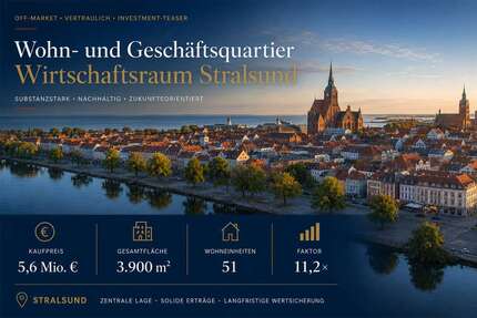 Haus Stralsund Langendorfer Berg - 160 Zimmer, 3.900 m&sup2;, 5.590.000&euro; | Angebot:27070757