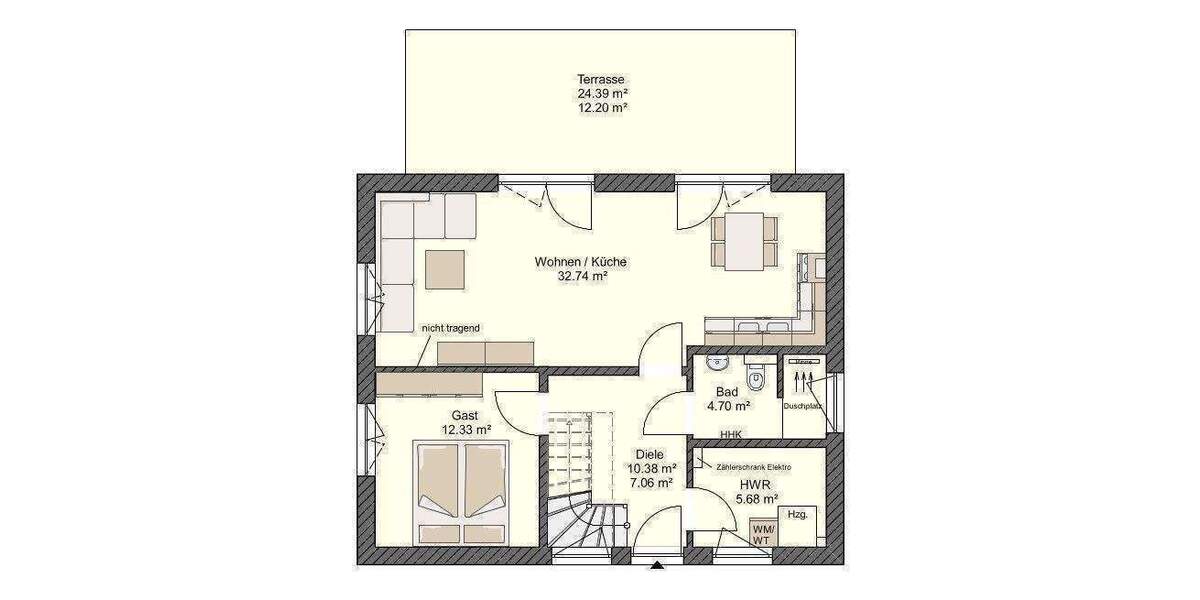 Einfamilienhaus Wendorf - 5 Zimmer, 120 m&sup2;, 335.564&euro; | Angebot:26127798