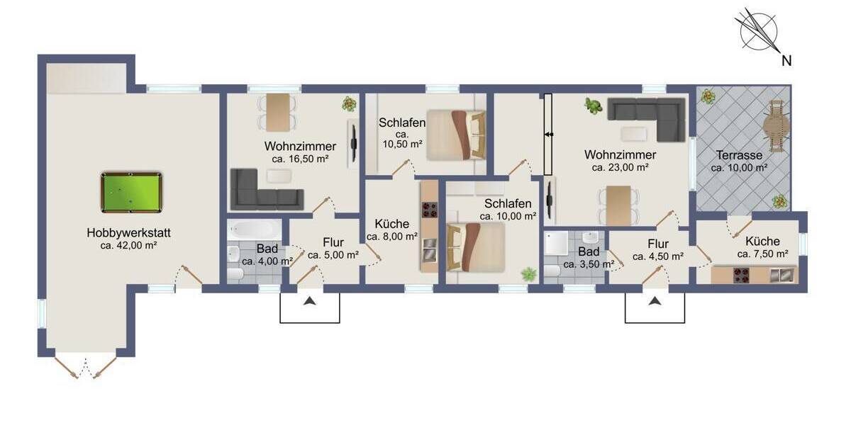 Einfamilienhaus Putbus / Kasnevitz Kasnevitz - 1 Zimmer, 304 m&sup2;, 548.000&euro; | Angebot:25683455