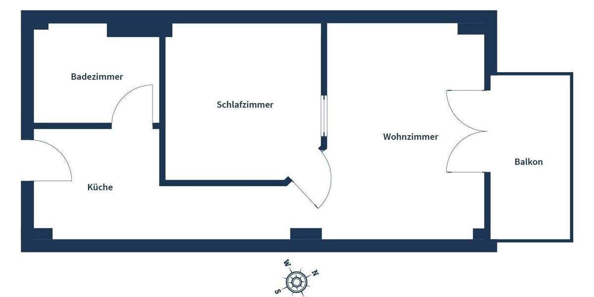 Etagenwohnung Barth (1.OG) Stadtkern - 2 Zimmer, 36 m&sup2;, 196.550&euro; | Angebot:25898493