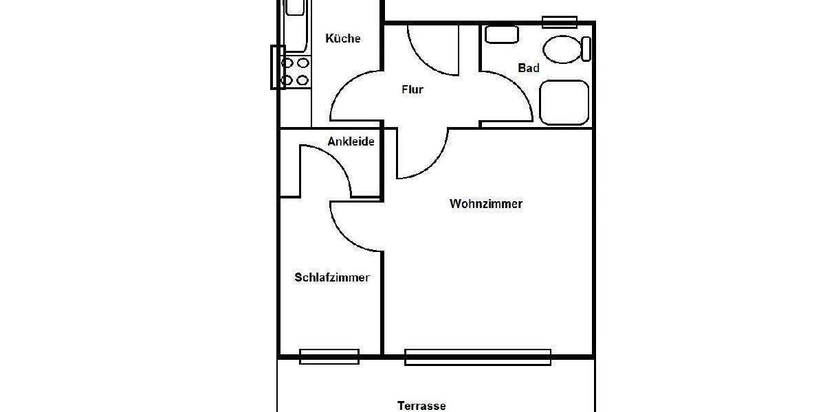 Etagenwohnung Kramerhof Parow - 2 Zimmer, 52 m&sup2;, 520&euro; | Angebot:25682073