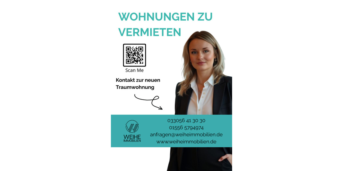 Etagenwohnung Barth - 2.5 Zimmer, 55 m&sup2;, 385&euro; | Angebot:25318863