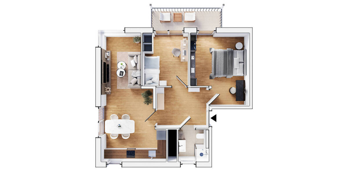 Etagenwohnung Putbus - 3 Zimmer, 69 m&sup2;, 443.904&euro; | Angebot:25746028