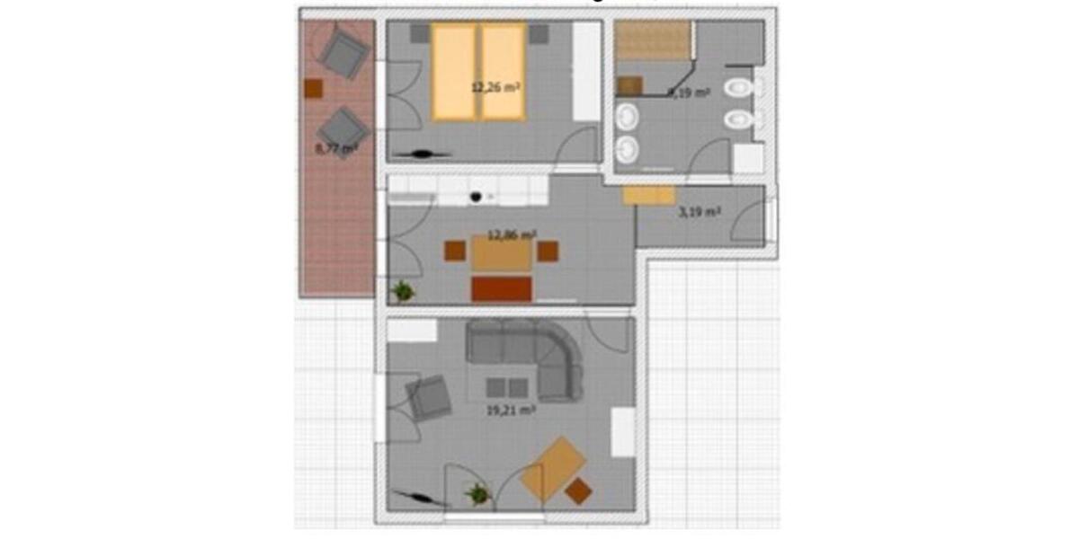 Etagenwohnung Putbus - 2 Zimmer, 61 m&sup2;, 599&euro; | Angebot:26134947