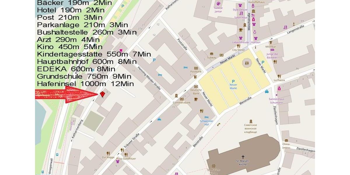 Etagenwohnung Stralsund - 3 Zimmer, 118 m&sup2;, 1.750&euro; | Angebot:26004976