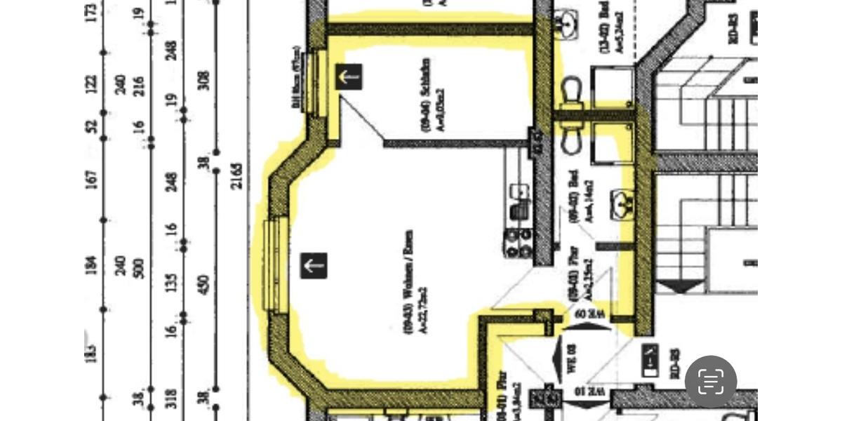 Etagenwohnung Stralsund Langendorfer Berg - 2 Zimmer, 38 m&sup2;, 469&euro; | Angebot:25900339
