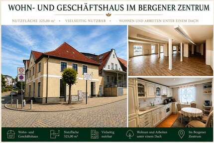 Haus Bergen auf Rügen - 20 Zimmer, 218 m&sup2;, 469.000&euro; | Angebot:27165836