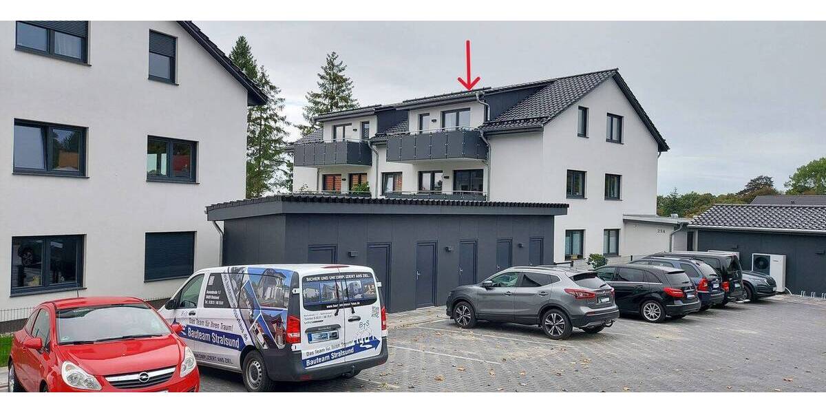 Etagenwohnung Bergen auf Rügen Bergen - 3 Zimmer, 84 m&sup2;, 925&euro; | Angebot:26694684