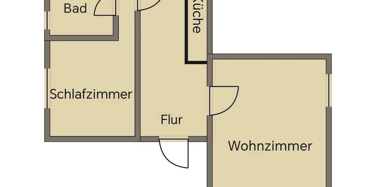 Etagenwohnung Putbus - 2 Zimmer, 35 m&sup2;, 520&euro; | Angebot:26130181