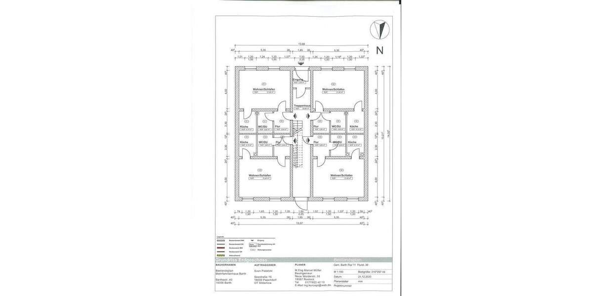 Mehrfamilienhaus, Wohnhaus Barth Siedlung - 460.000&euro; | Angebot:25779773