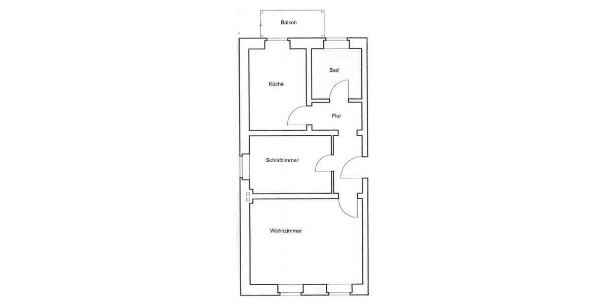 Etagenwohnung Stralsund Frankenvorstadt - 2 Zimmer, 57 m&sup2;, 515&euro; | Angebot:25773579