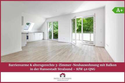 Wohnung Stralsund Knieper - 3 Zimmer, 75 m&sup2;, 359.000&euro; | Angebot:27327500
