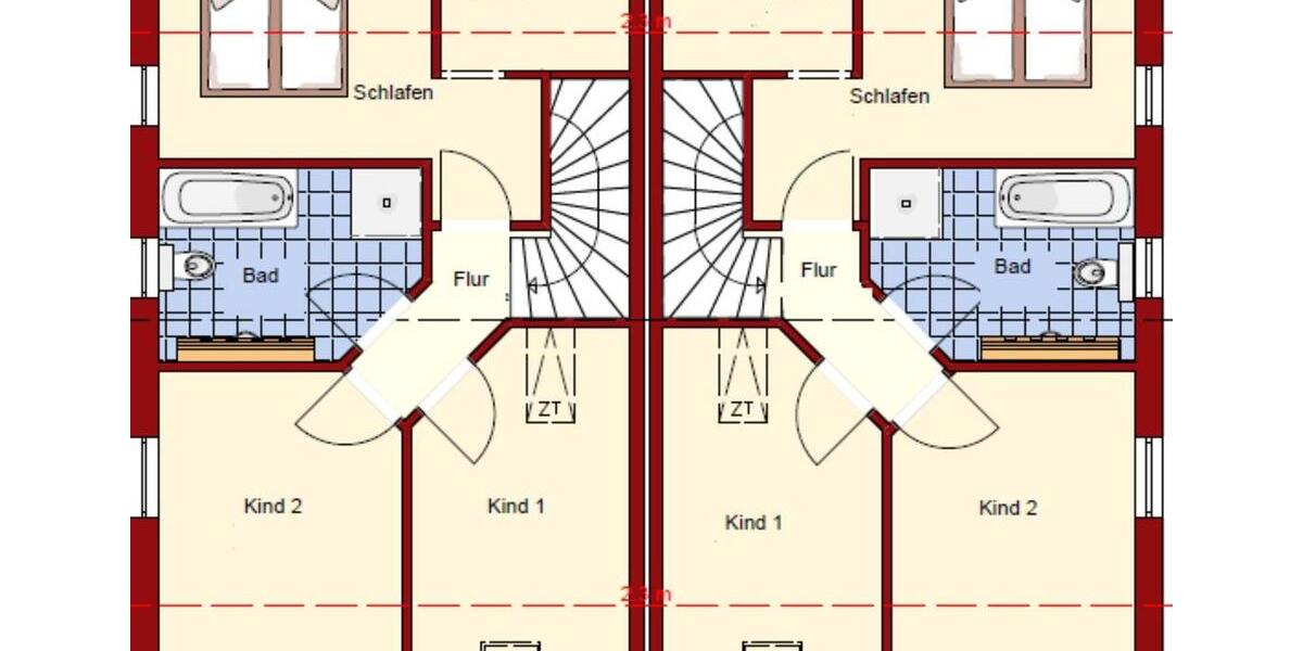 Doppelhaushälfte Steinhagen - 4 Zimmer, 112 m&sup2;, 1.250&euro; | Angebot:26416791