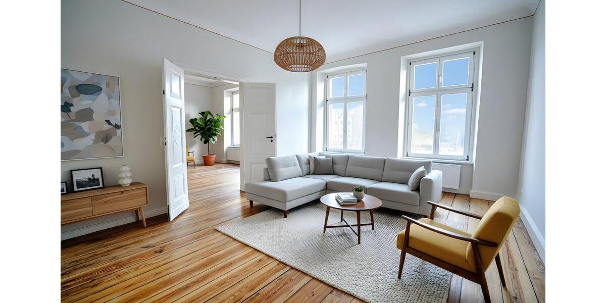 Etagenwohnung Stralsund - 3 Zimmer, 112 m&sup2;, 1.123&euro; | Angebot:24522381