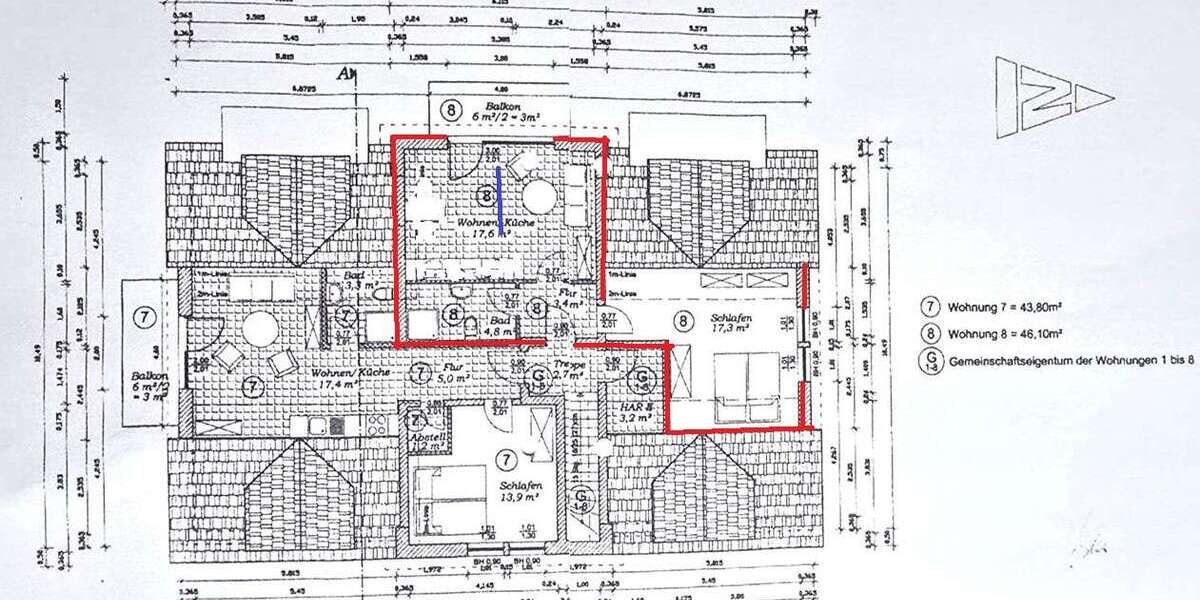 Etagenwohnung Zingst - 2 Zimmer, 46 m&sup2;, 250.000&euro; | Angebot:27321205
