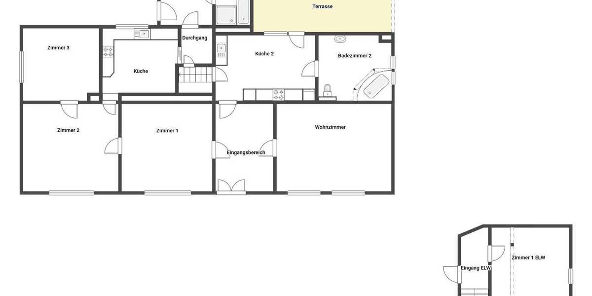 Einfamilienhaus Süderholz Behnkenhagen - 8 Zimmer, 226 m&sup2;, 299.000&euro; | Angebot:26717616