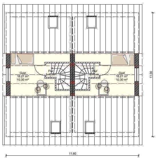 Doppelhaushälfte Stralsund Grünthal-Viermorgen - 4 Zimmer, 105 m&sup2;, 305.210&euro; | Angebot:25815307