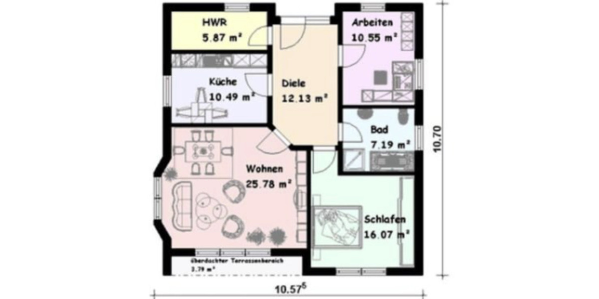 Bungalow Süderholz - 3 Zimmer, 89 m&sup2;, 339.900&euro; | Angebot:25978228