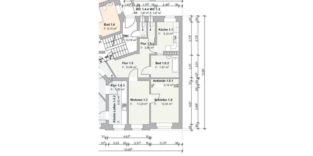Erdgeschoßwohnung Stralsund Langendorfer Berg - 2 Zimmer, 57 m&sup2;, 570&euro; | Angebot:25337467
