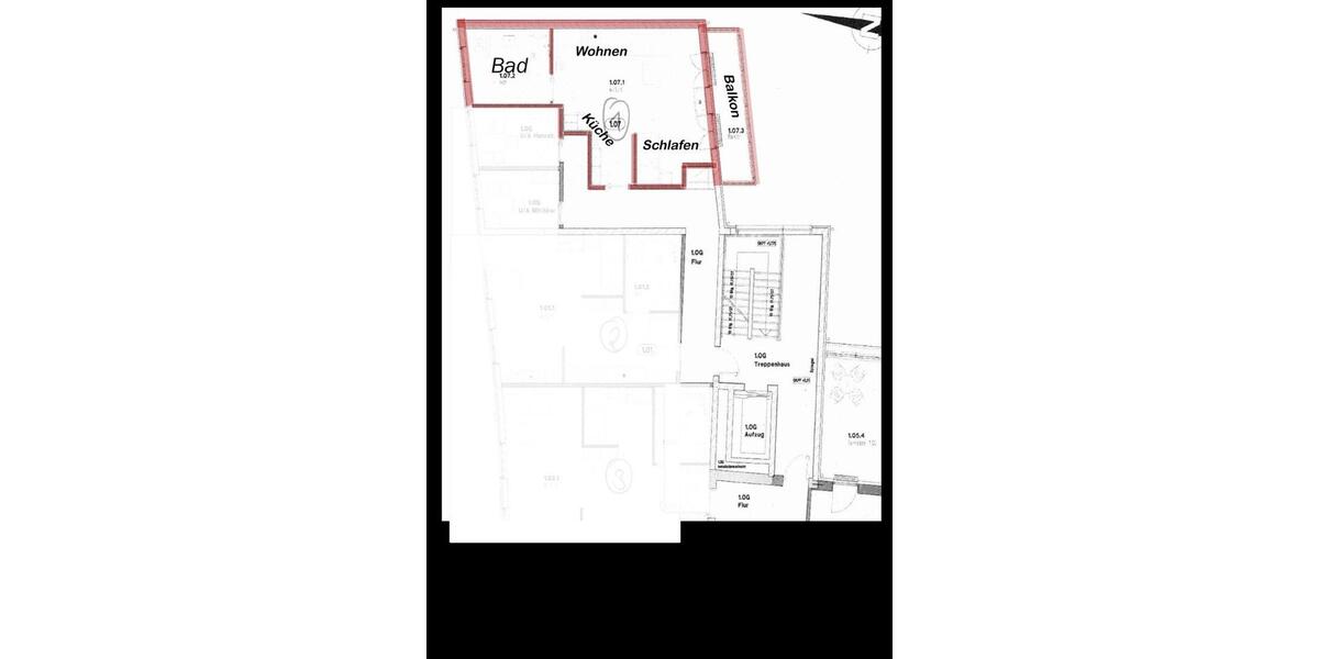 Etagenwohnung Stralsund - 1 Zimmer, 51 m&sup2;, 550&euro; | Angebot:26004981