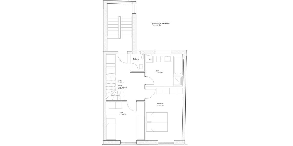 Etagenwohnung Stralsund - 3 Zimmer, 118 m&sup2;, 1.750&euro; | Angebot:26004976
