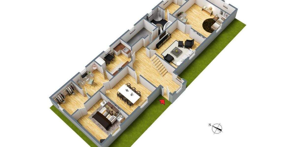 Einfamilienhaus Zarrendorf - 6 Zimmer, 123 m&sup2;, 279.000&euro; | Angebot:25916375