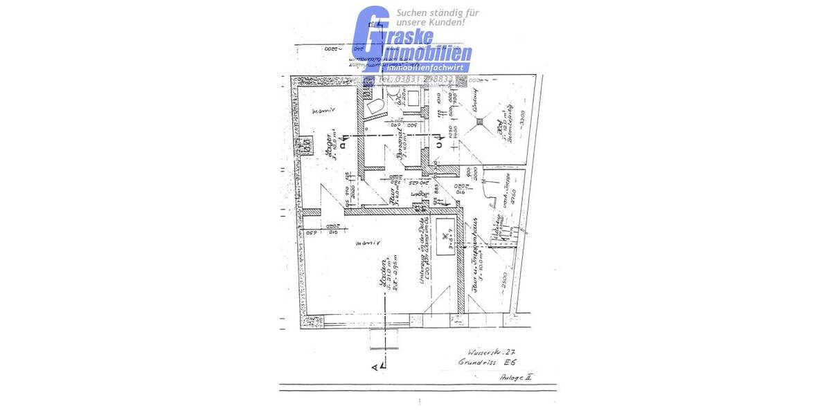 Gewerbeobjekt Stralsund Altstadt - 2 Zimmer, 600&euro; | Angebot:26695200