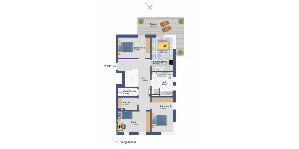 Maisonettenwohnung Stralsund Knieper - 5 Zimmer, 171 m&sup2;, 3.070&euro; | Angebot:25755806