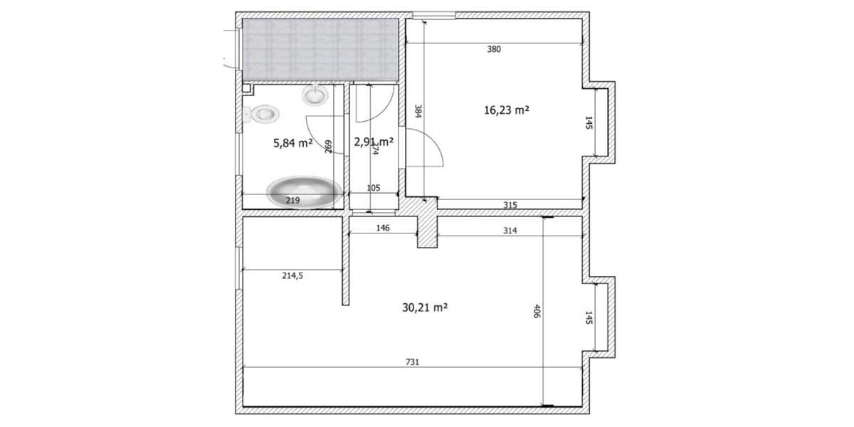 Etagenwohnung Grimmen - 2 Zimmer, 55 m&sup2;, 600&euro; | Angebot:25638232