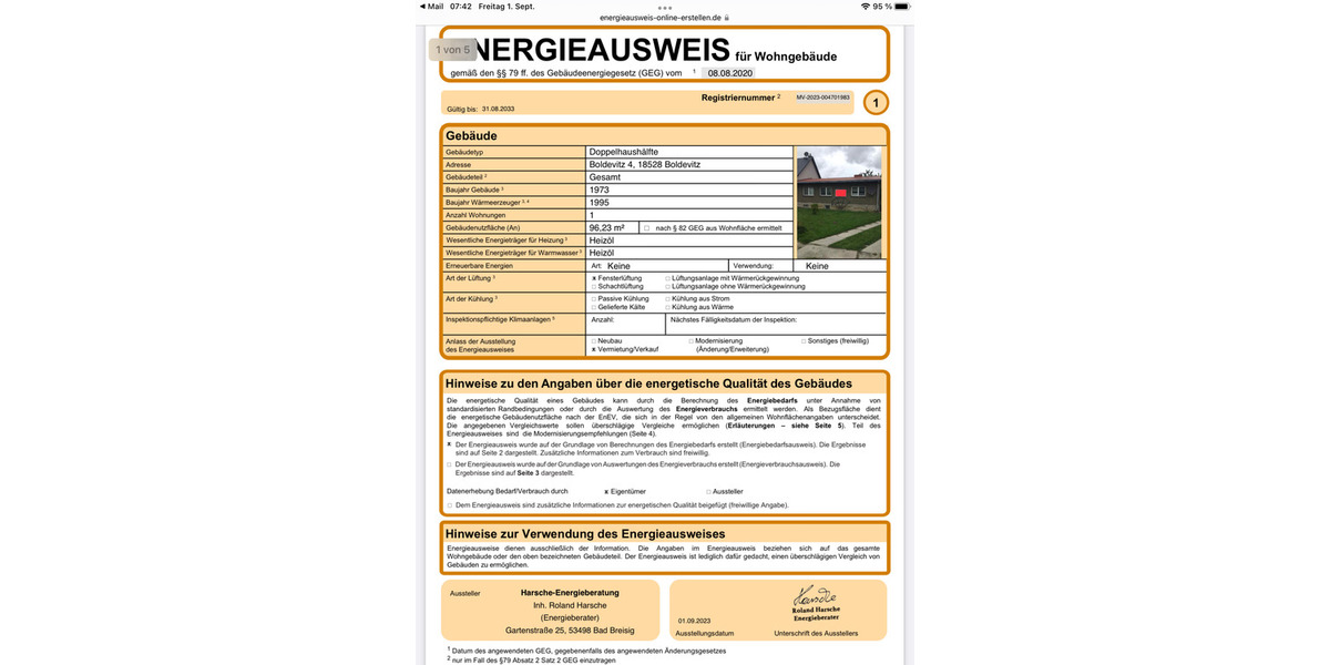 Mehrfamilienhaus, Wohnhaus Parchtitz Boldevitz - 4 Zimmer, 96 m&sup2;, 229.000&euro; | Angebot:25684584