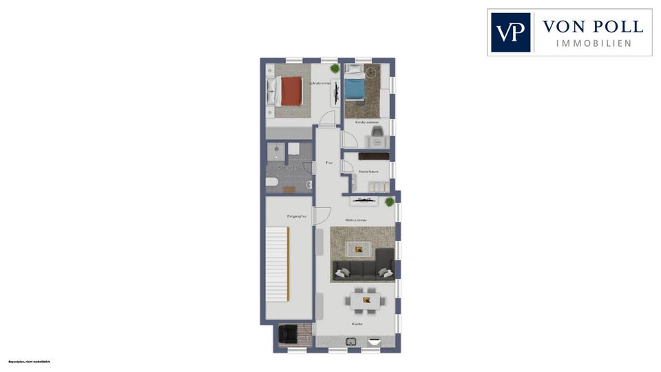 Etagenwohnung Stralsund - 4 Zimmer, 82 m&sup2;, 1.434&euro; | Angebot:25544544