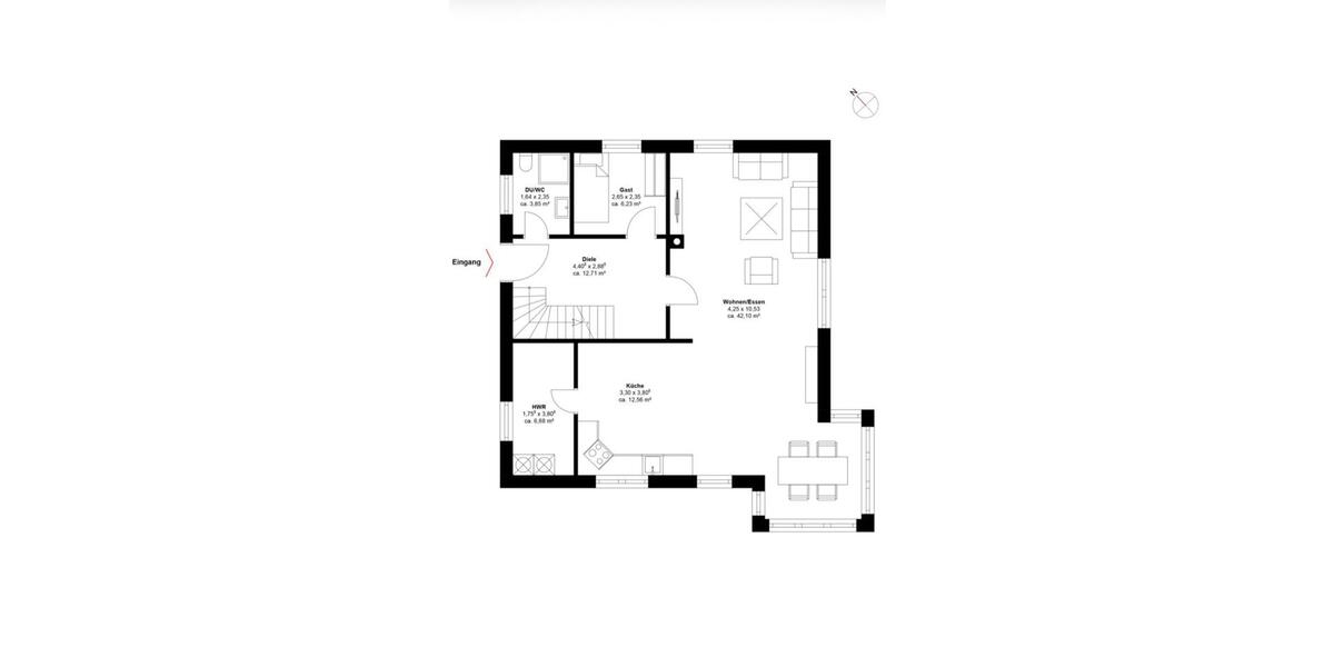 Einfamilienhaus Prohn - 5 Zimmer, 150 m&sup2;, 1.850&euro; | Angebot:26639597